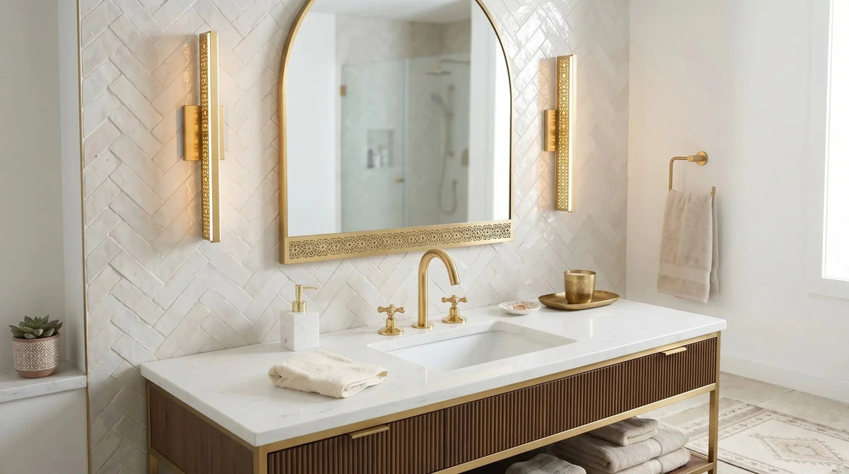 Widespread 3 Holes Solid Brass Faucet, Antique Brass Kitchen Deck Mounted Faucet - BRASSDORIA